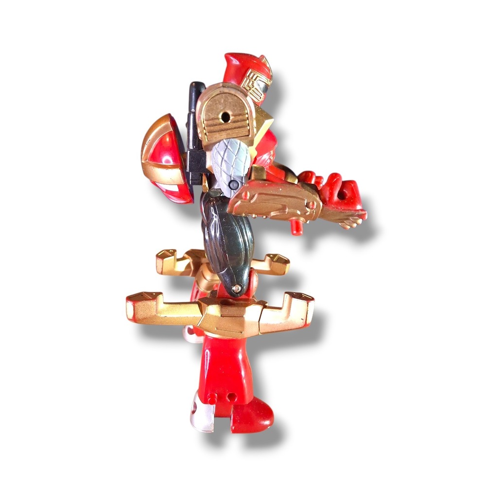 VTG 2002 Power Rangers Ninja Storm Crimson Thunder Triple Zord Mighty Morphin - Picture 4 of 8